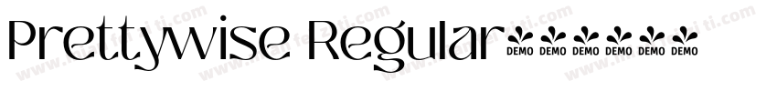 Prettywise Regular字体转换